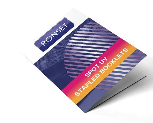 Spot UV Stapled Booklets