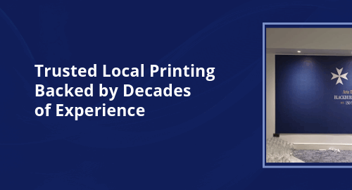 Trusted Local Printing Backed by Decades of Experience